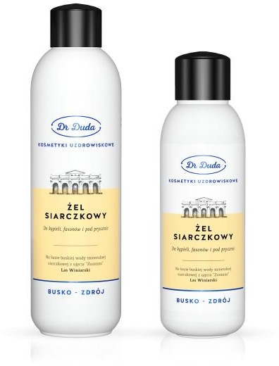 Dr Duda Żel siarczkowy do kąpieli i aromaterapii SPA 500 g 5902814100097