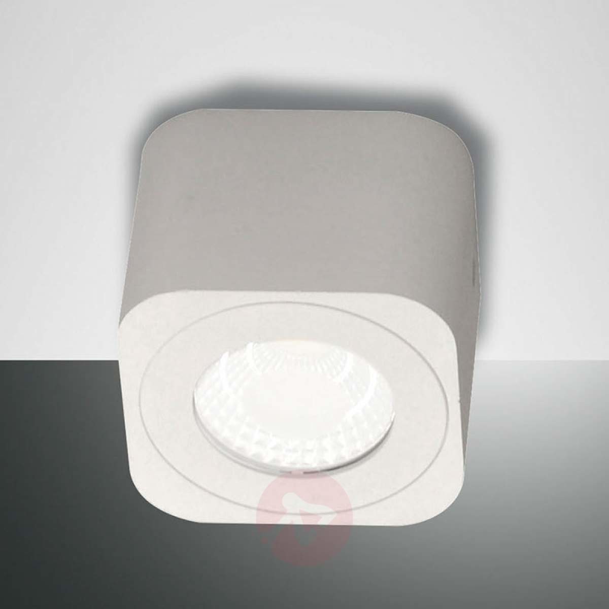 Fabas Luce Kwadratowy downlight LED Palmi, biały
