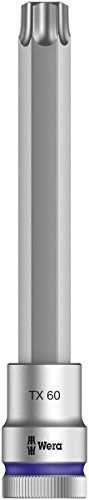 Wera 8767 °C HF napędem Torx Bit grzechotek Zyklop nasadek 1/2 cala z funkcją uchwytu, TX 20 X 60 MM, 05003830001 5003858001