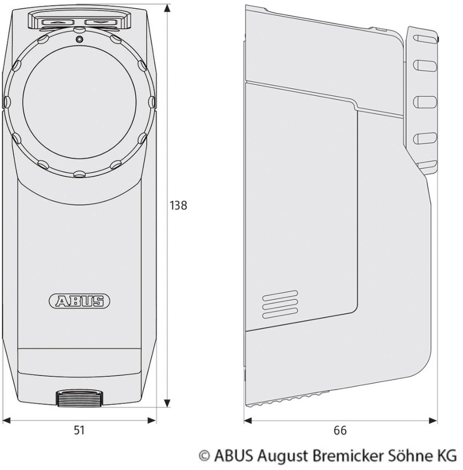 ABUS ABUS HomeTec Pro napęd zamka drzwi czarny