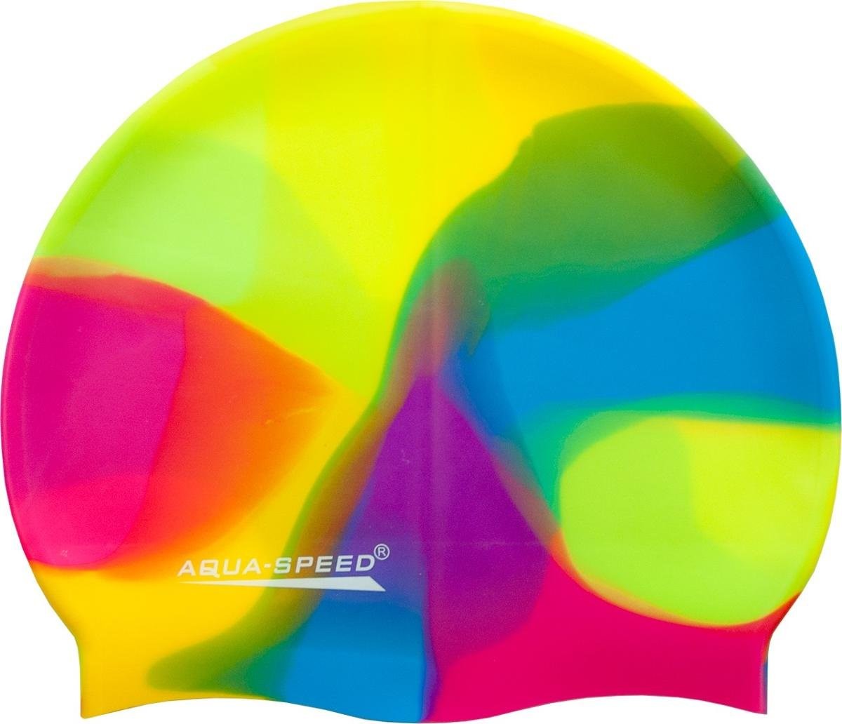 Aqua Speed Czepek pływacki, Bunt, czarno-biały