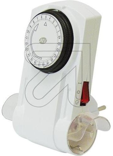REV Rev Ritter 0025600103 timer dzienny, mechaniczny, podwójny, biały