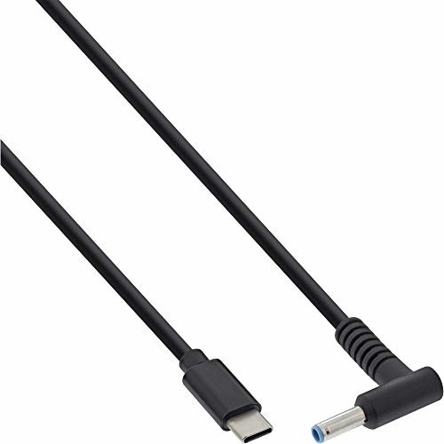 InLine USB typu C do notebooka HP (okrągła/mały) kabel do ładowania, 2 m 26674