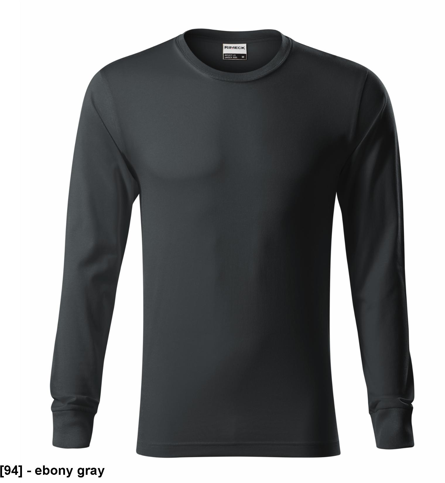 ADLER RIMECK Resist LS R05 - Koszulka unisex, 160 g/m, 100% bawełna, 9 kolorów - S-3XL Resist LS R05