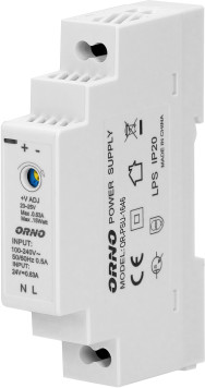 Zasilacz na szynę DIN 24VDC, 0,63A, 15W, szerokość 1 moduł OR-PSU-1646