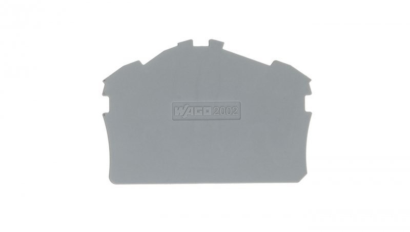 Wago Ścianka końcowa szara TOPJOBS 2002-6391 /25szt./ 2002-6391