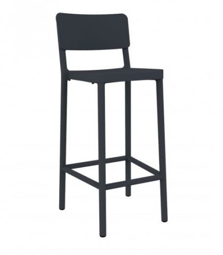 Resol Hoker Lisboa High Stool Dark Grey 3898