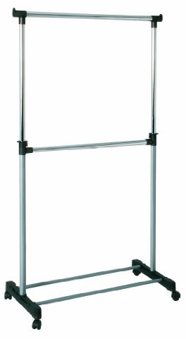 Haku-Möbel HAKU meble 44708 szafa roll 90 X 43 X 120/210 cm, aluminium/chrom/szary 44708