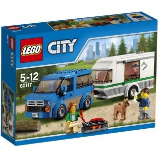 LEGO City Van z przyczepą kempingową 60117