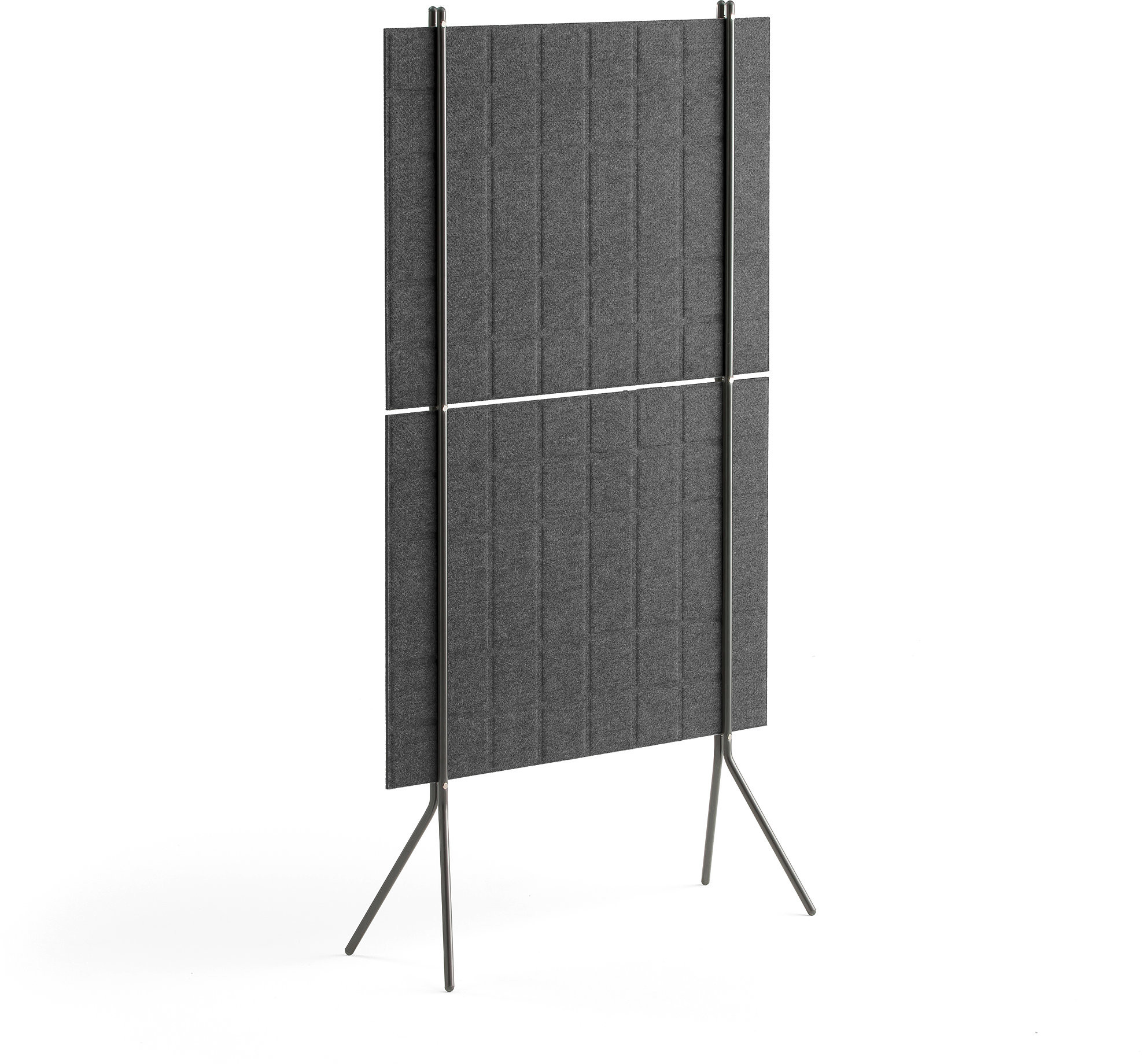 AJ Podłogowa ścianka działowa SPLIT 800x1500 mm ciemnoszary 124002