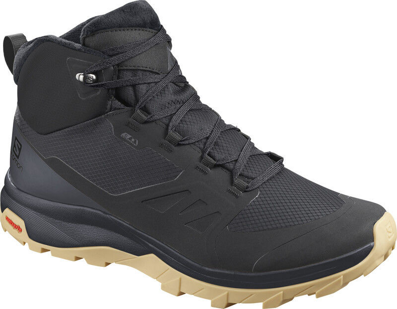 Salomon Outsnap CSWP Buty Mężczyźni, black/ebony/gum1a UK 9,5 EU 44 2020 Trapery turystyczne L40922000032-9,5