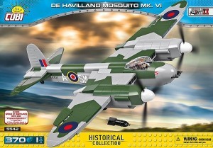 Cobi 5542 De Havilland Mosquito Mk.VI brytyjski samolot myśliwsko-bombowy