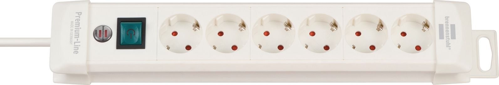 Brennenstuhl Listwa zasilająca Steckdosenleiste Premium-Line 6fach 3m wei 1952260100