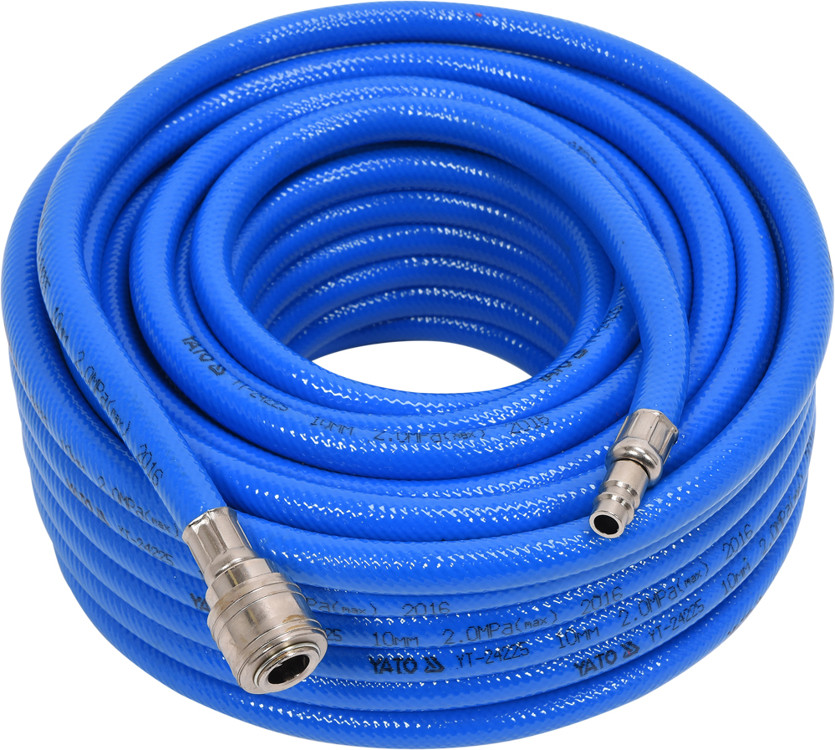 YATO WĄŻ PNEUMATYCZNY PVC Z SZYBKOZŁĄCZEM 10MM X 20M YT-24225 zakupy dla domu i biura YT-24225