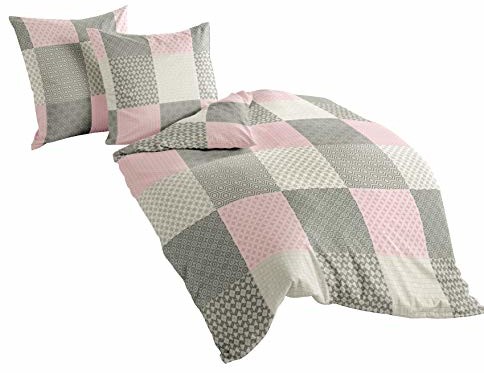 Bierbaum Pościel flanelowa wzór 6277, Rosa, 135x200 6277_13