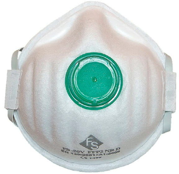 Półmaska z zaworkiem P2 Filter Service 20V przedni