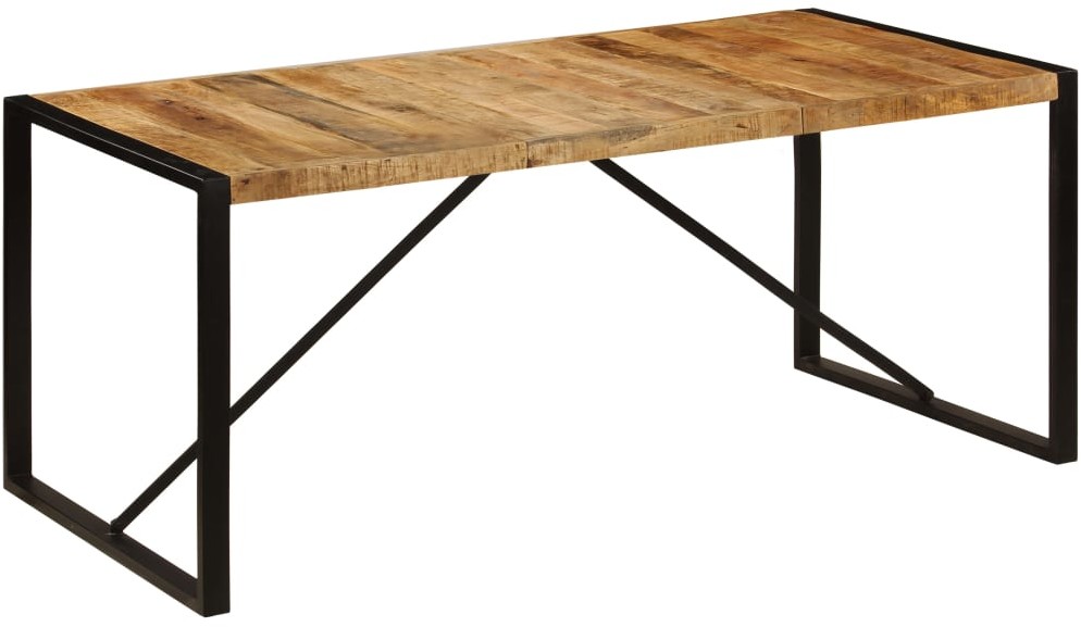 vidaXL Stół jadalniany, 180 x 90 x 75 cm, lite drewno mango