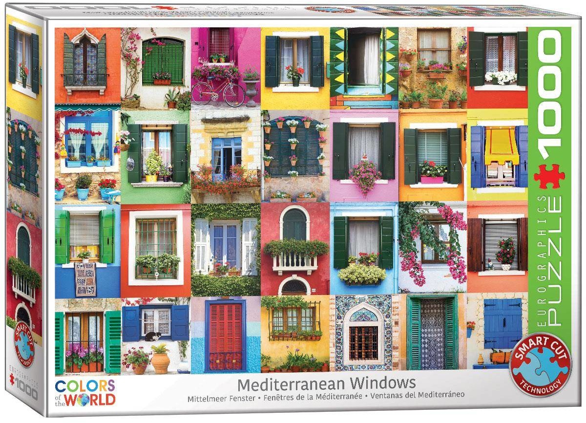 Eurographics Puzzle 1000 Mediterranean Windows 6000-5350 -