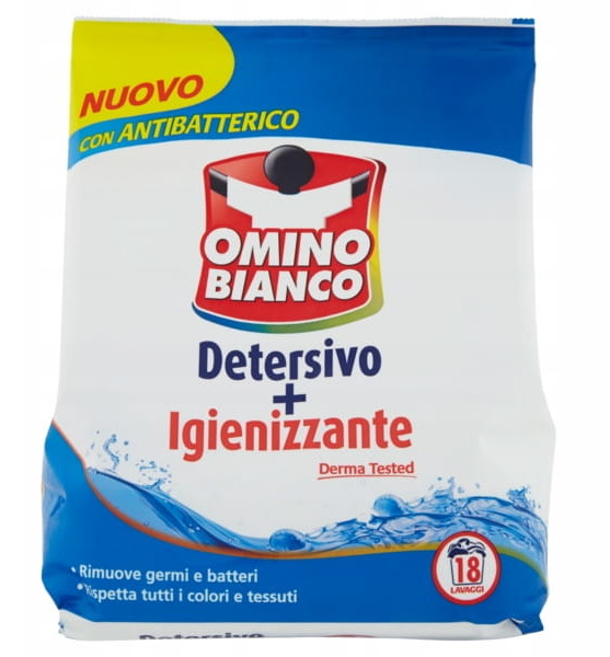 BioLife Omino Bianco odkażający proszek do prania 18 prań