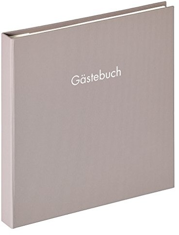 Walther designerska struktura księga gości Fun, 26 x 25 cm, oprawa, szary, 26 x 25 cm GB-206-X