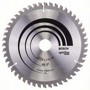 Bosch PIŁA TARCZ -T OPTI 216*2 8*30Z48