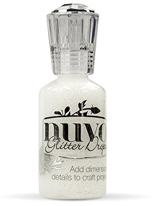 Nuvo by Tonic Studios NUVO by Tonic Studios 758 N brokat krople, 3d Glue, 8 x 3 x 3 cm, White Blizzard 758N