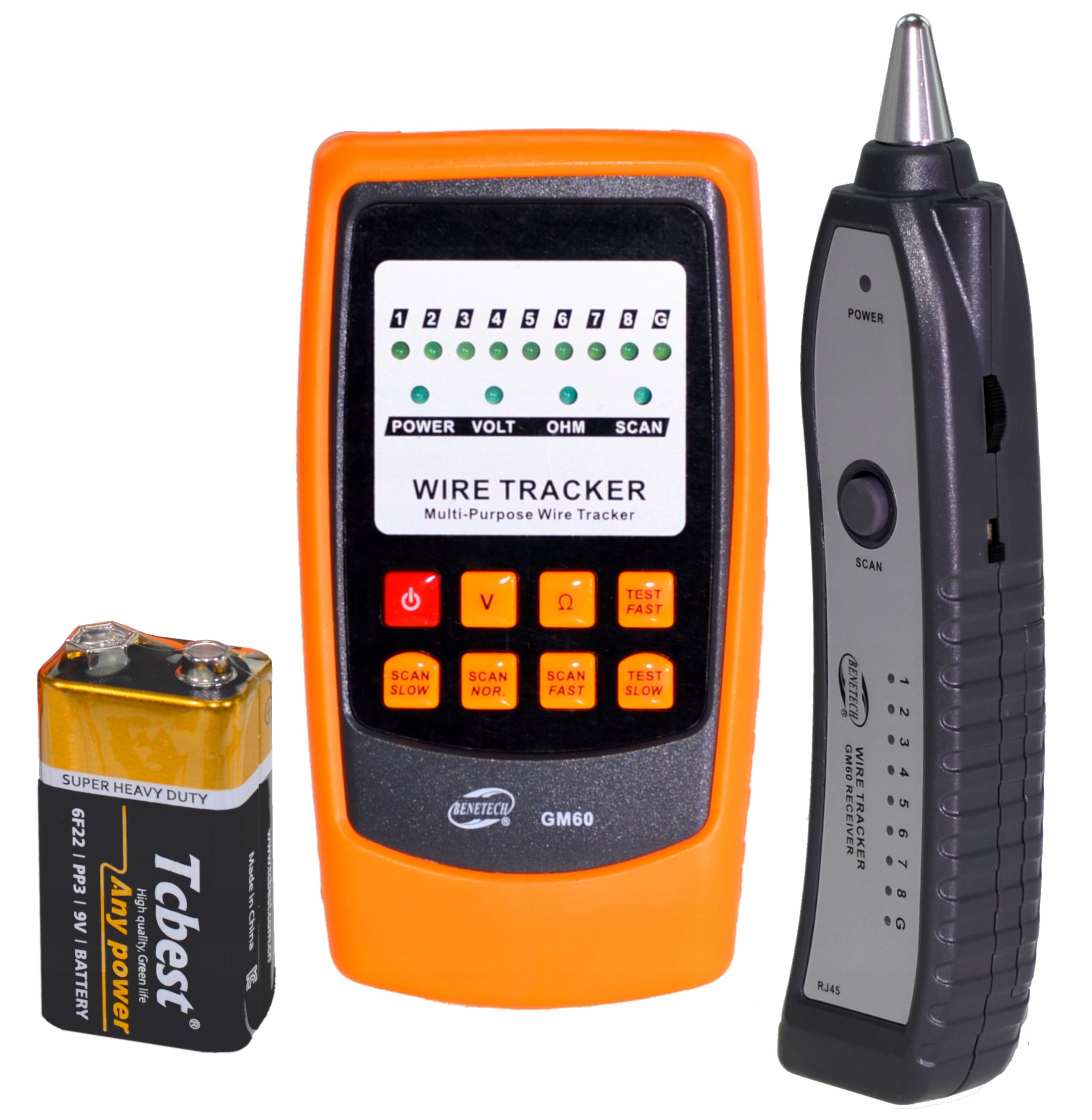 Szukacz Par Przewodów Tester Sieci RJ11 RJ45