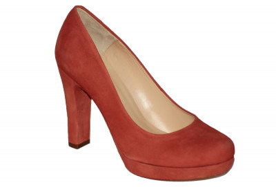 Unisa CZÓŁENKA MARION KS PAPAYA KID SUEDE -