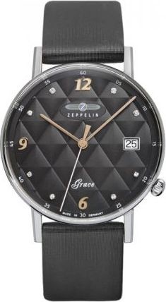 Zeppelin Zegarek Zegarek Grace Lady 7441-2 Quarz Antracytowy uniwersalny 259556-uniw