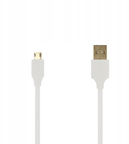 Kabel Z Usb Na Micro Usb Usb-b Płaski 1 Metr