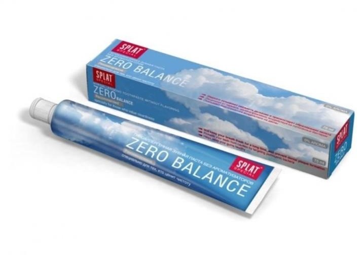 Splat Special Zero Balance Toothpaste przeciwpróchnicza pasta do zębów bez aromatyzerów 0% Aroma 75ml