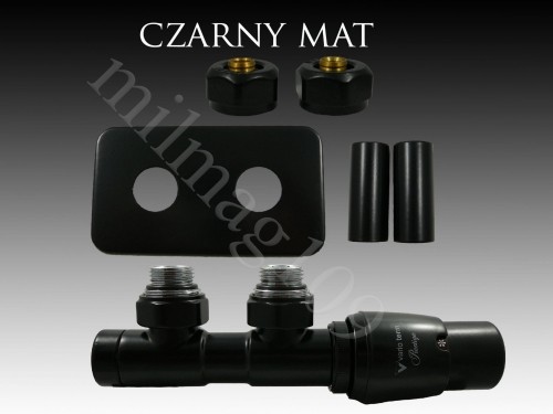 Mera Term Zestaw zaworów grzejnikowych termostatycznych TWINS All In One prawy CZARNY MAT APTSGS0224CFK/P_20201229153015