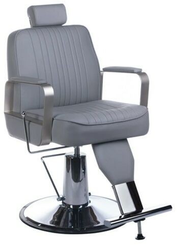 Fotel barberski BS Homer BH-31237 Jasny szary