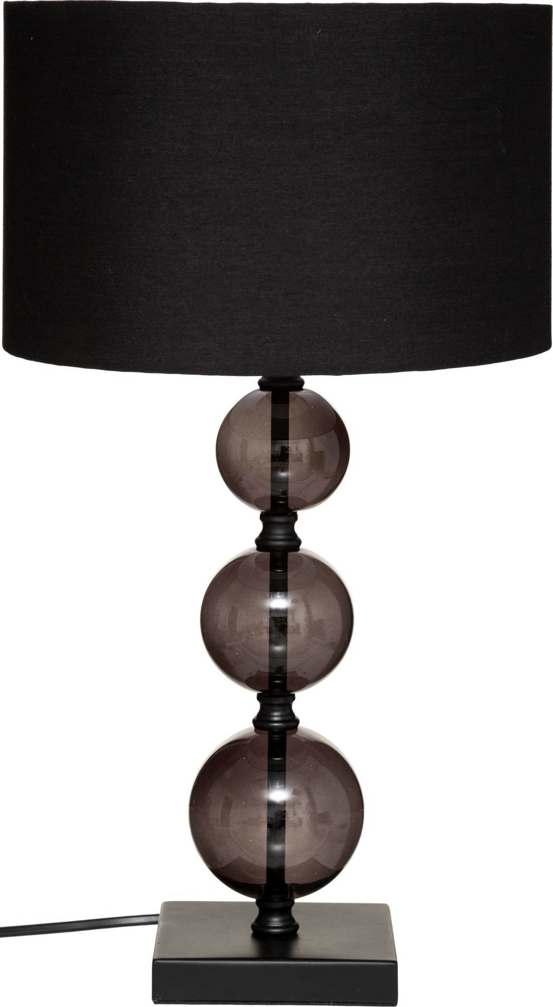 Atmosphera Lampa stołowa ALMA wys 52 cm czarna 178956