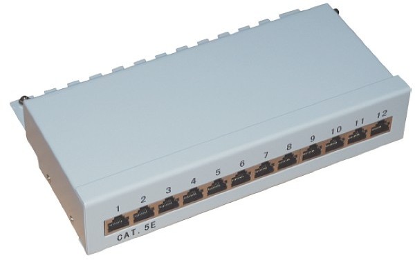 brak danych Patch panel STP desktop kat.5e 12 portó