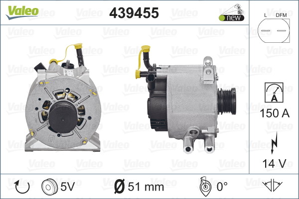 VALEO alternator nowy 439455 439455