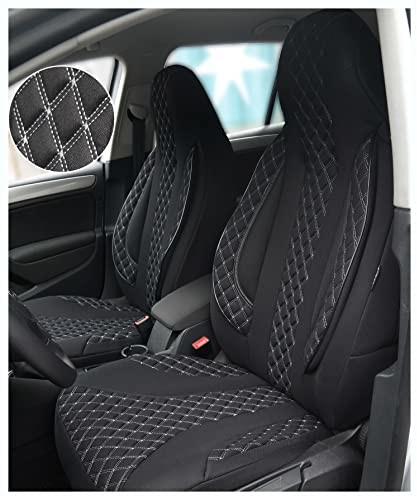 BREMER SITZBEZÜGE Wymiary Pokrowce na siedzenia kompatybilne z Skoda Kamiq kierowcy i pasażera od 2019 Numer koloru: PL408 4251707695563