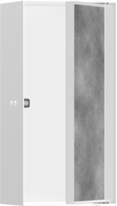 Hansgrohe 56082700 XtraStoris Rock Wnęka ścienna z drzwiami do wyłożenia płytkami 30 x 15 x 10 cm biały matowy