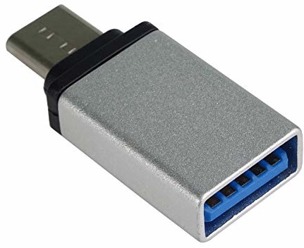 PremiumCord Premium Cord Adapter USB 3.1 Wtyczka C/Wtyczka - USB 3.0 A/gniazdo, srebrny, OTG kur31-05