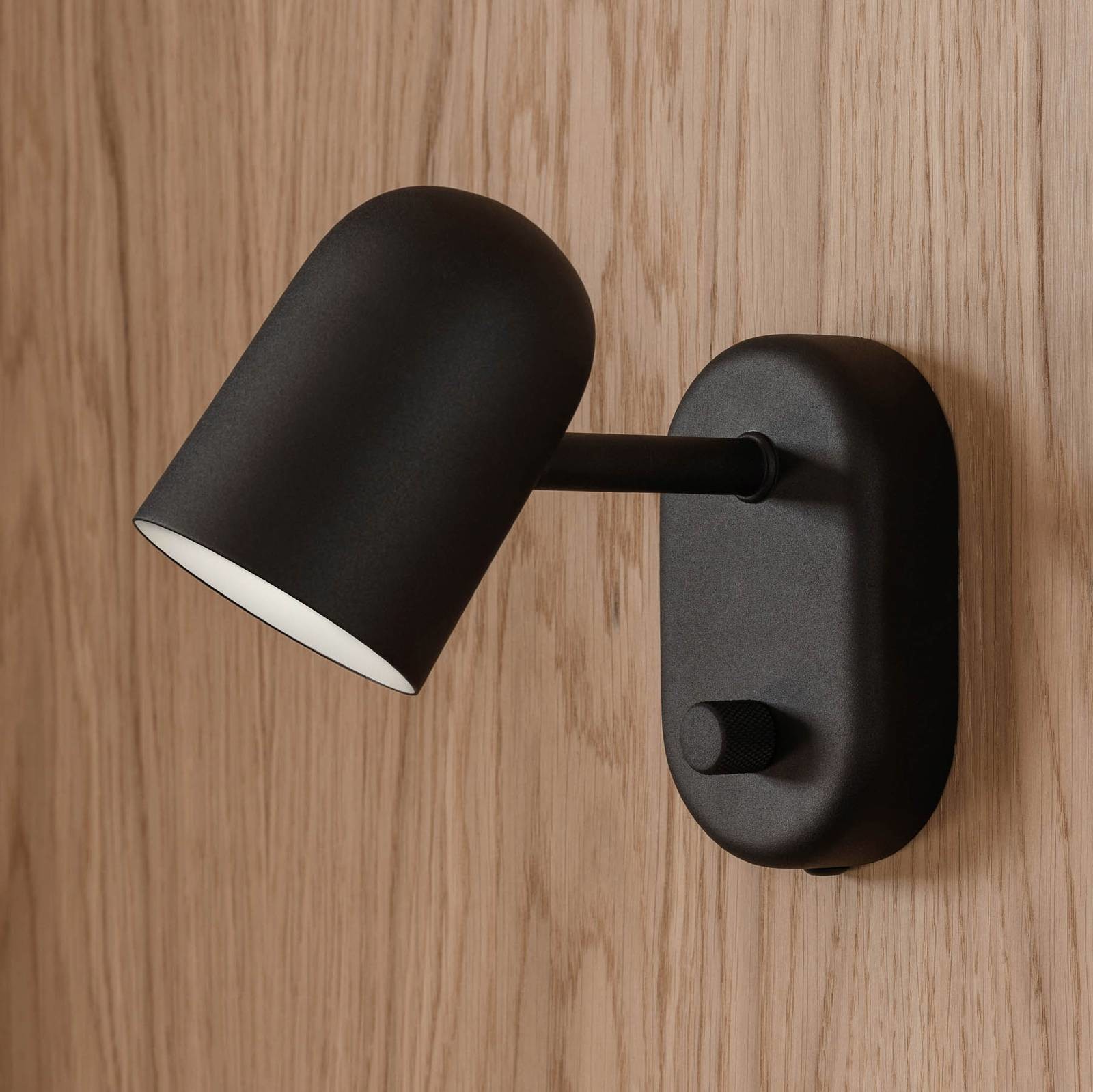 NORTHERN Northern Buddy wall kinkiet, czarny