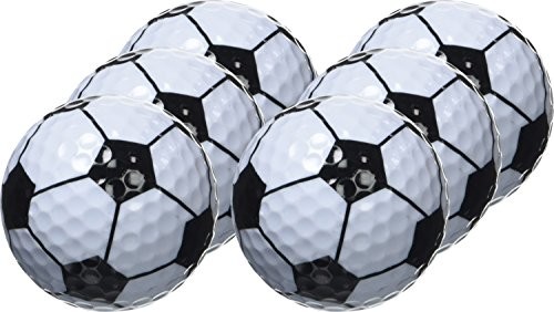 Longridge piłka nożna piłki golfowe, czarny, nie dotyczy BLFBW6