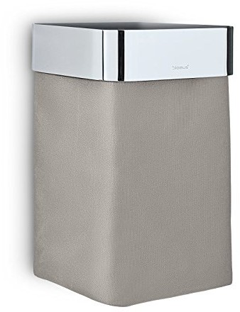 Blomus 68978 kosz na ręcznik dla gości nexio polerowana Taupe 68978