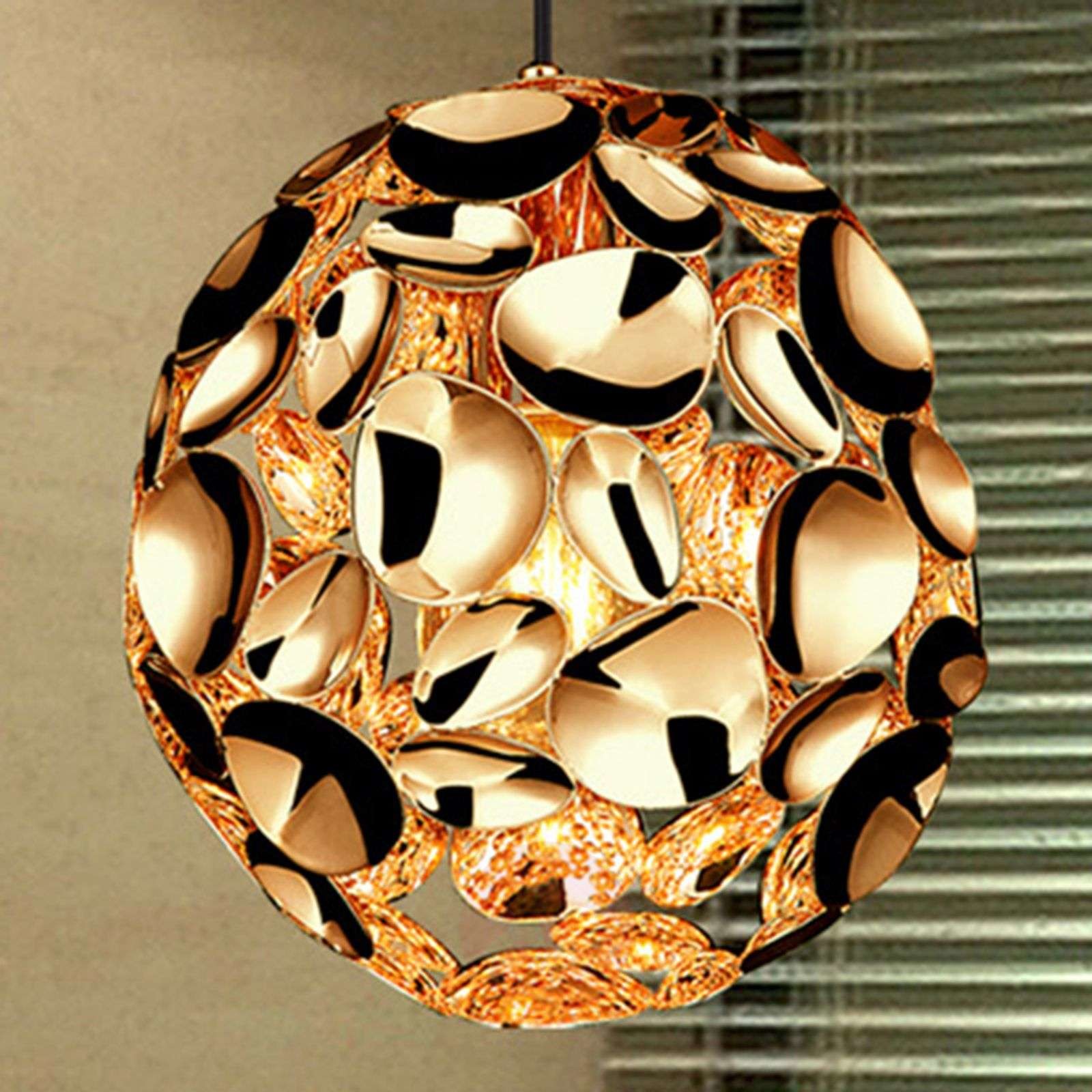 Schuller Lampa wisząca LED Narisa 18 cm różowa/brązowa