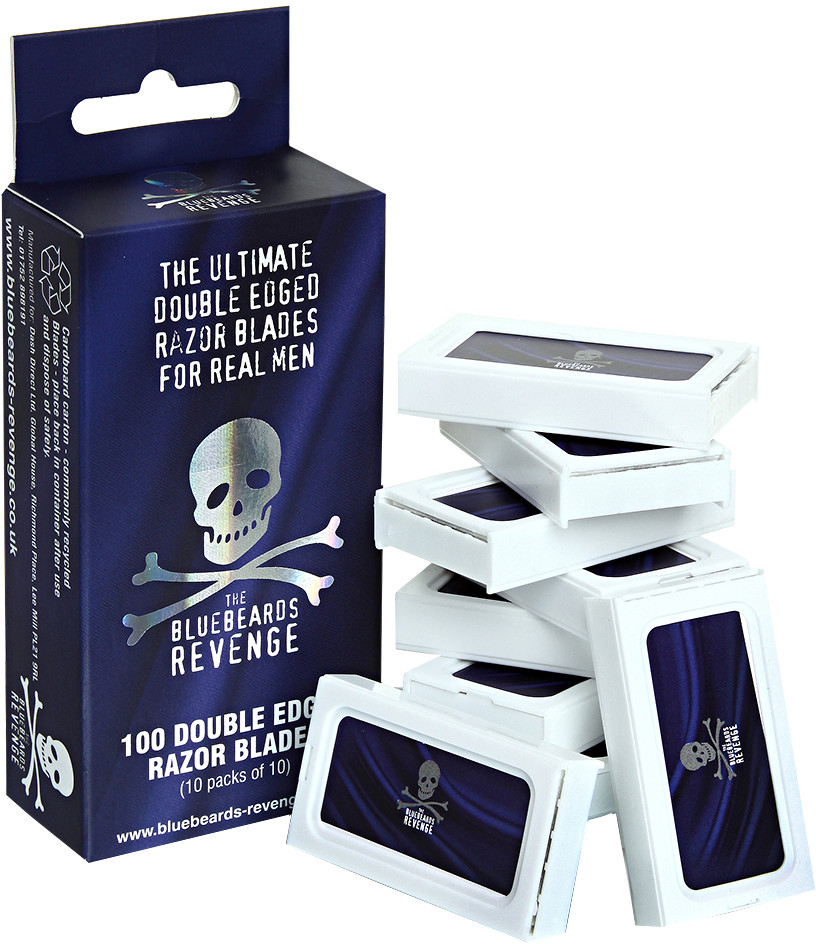 The Bluebeards REVENGE REVENGE Żyletki do Golenia Maszynka Brzytwa 100 szt