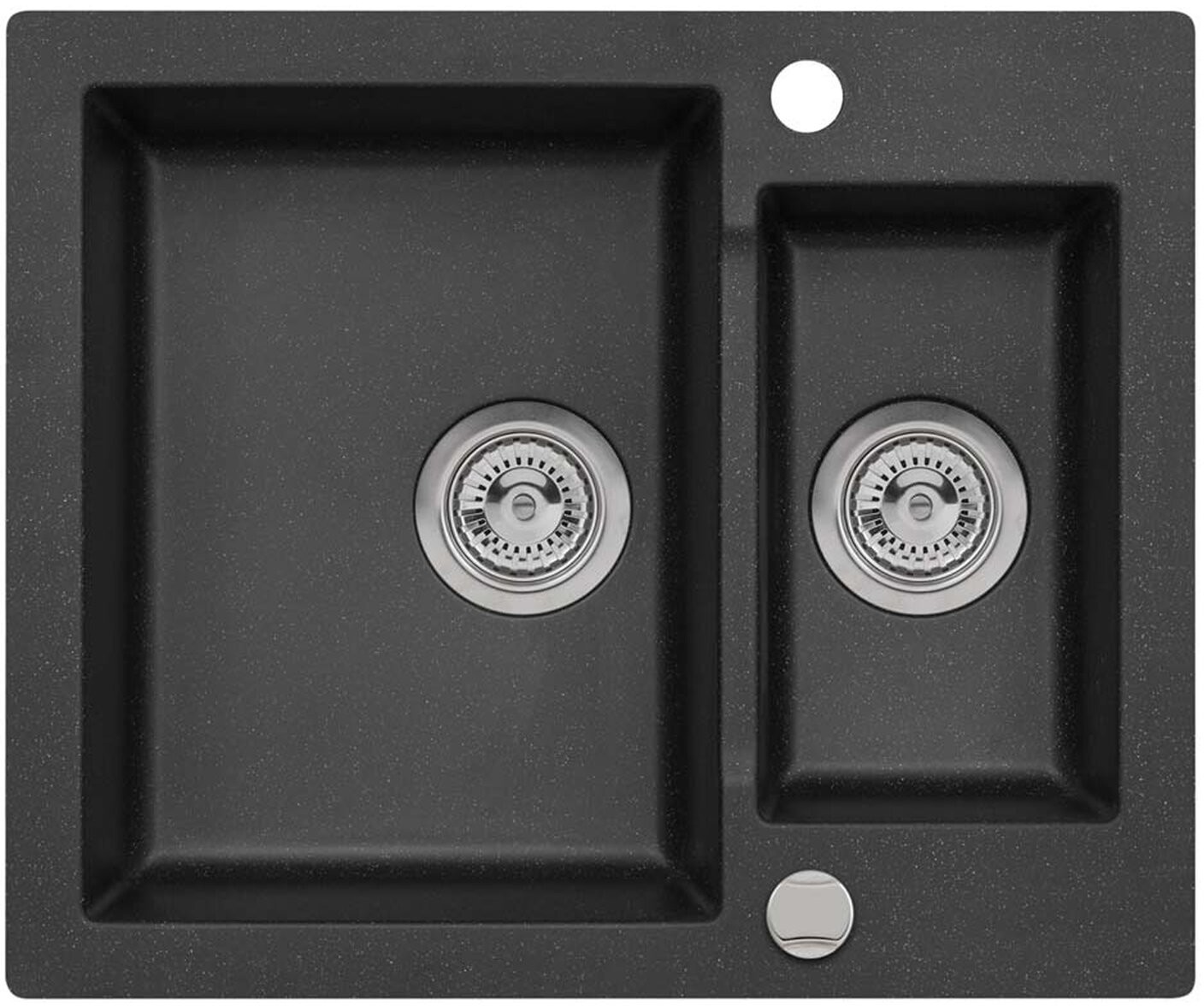 AXIS GROUP Zlew Mojito 80 1,5-komorowy czarny