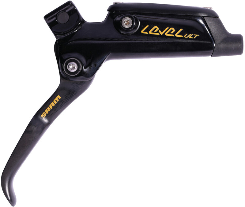 Sram Level TLM Dźwignia hamulca Aluminium oliwka + końcówka, gold 2021 Dźwignie hamulców tarczowych 408001050