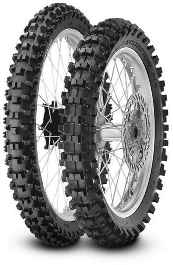 PIRELLI Scorpion XC ( 110/100-18 TT 64M tylne koło, Mieszanki gumowej medium SOFT, NHS )