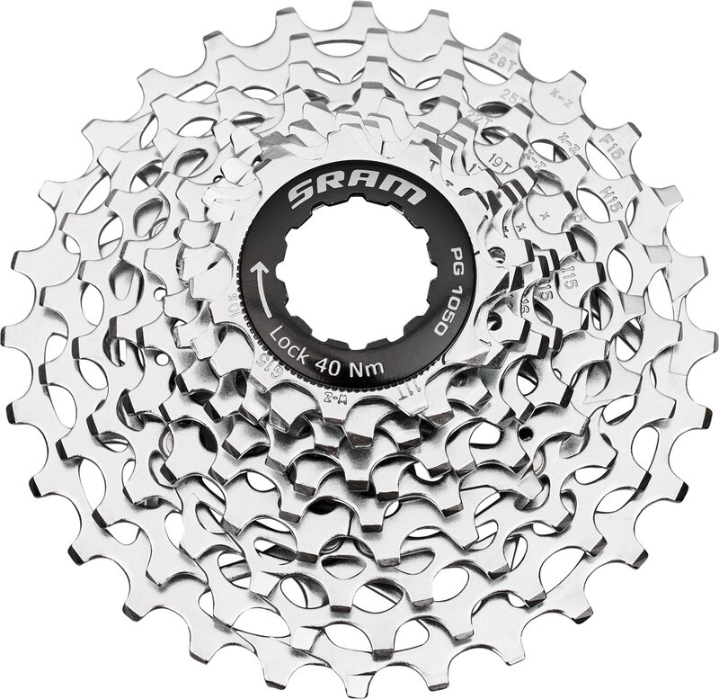 Sram PG-1050 PowerGlide Kaseta rowerowa 10-biegowe, silver 12-26T 2021 Kasety 2133022908