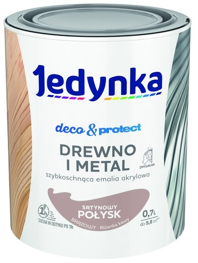 Jedynka D&p- farba, satynowa, brązowa, 0.7l