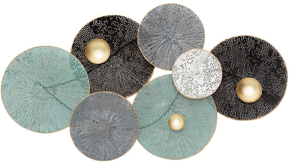 Atmosphera Ozdoba ścienna DECO z liści lilii wodnej 25 x 61 cm 166949